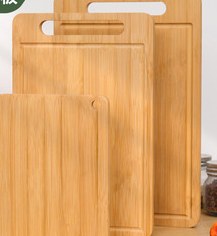 Bamboo boards in multiple sizes