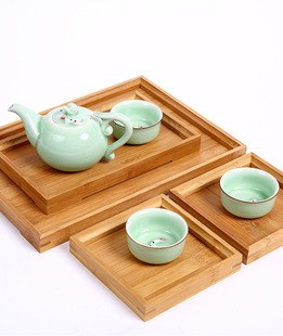 Bamboo tea tray